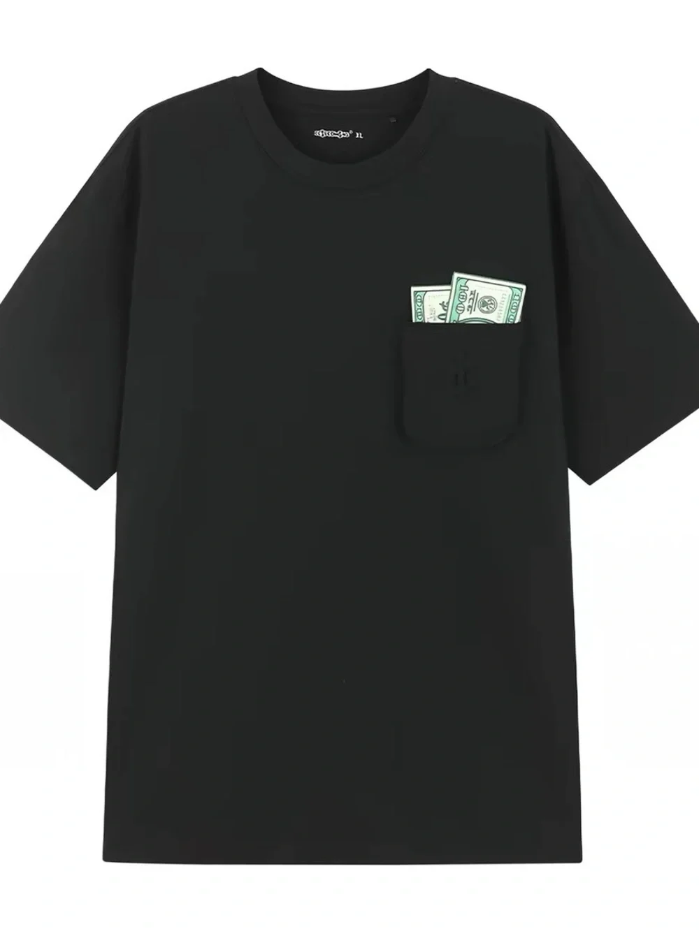 Black Pocket Money Tee